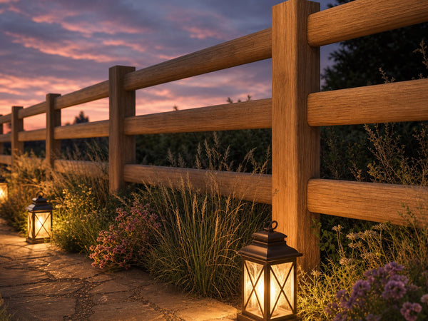 Rustic Farmhouse Fence Decor For Garden And Walkway