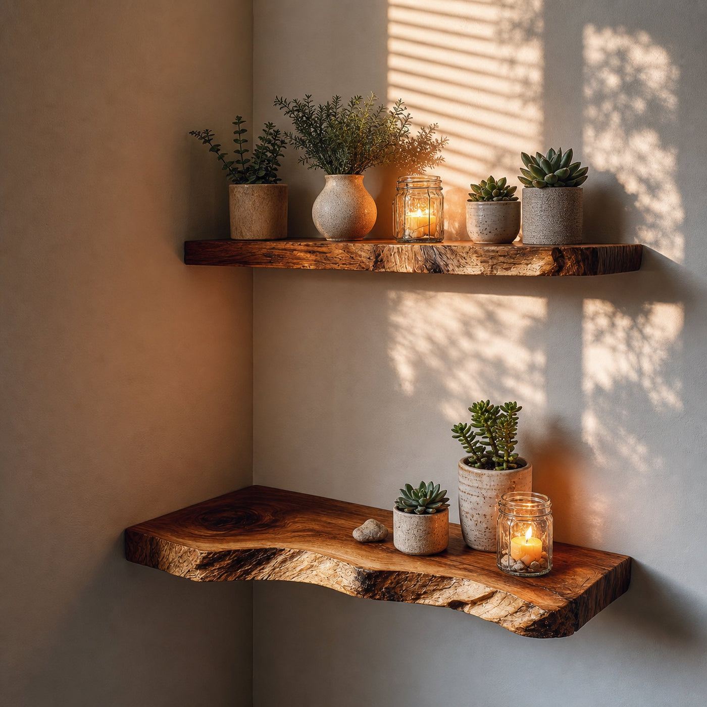 Rustic Floating Shelf Office Bedroom And Living Room