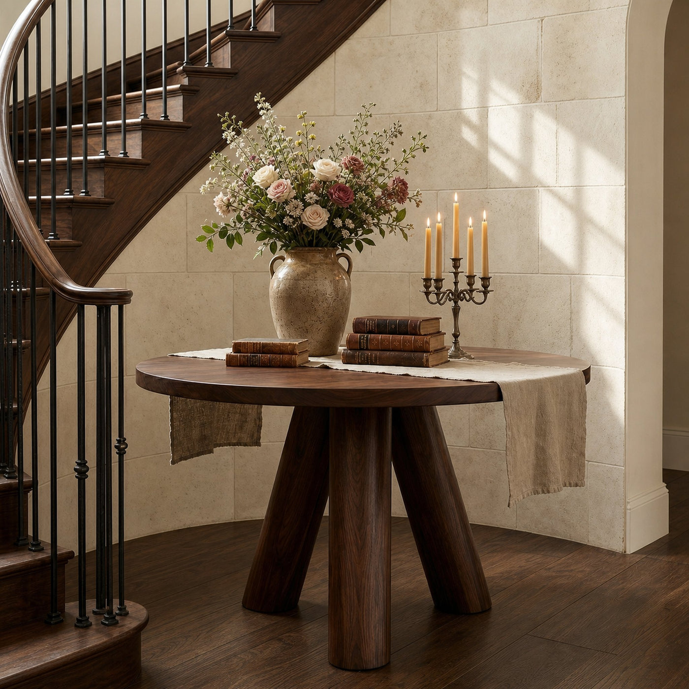 Rustic Foyer Table For Entryway And Living Room - product view 7