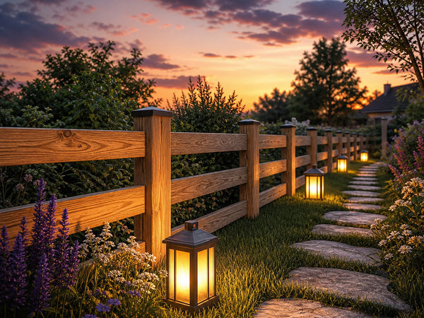 Rustic Garden Fence For Backyard And Outdoor Decor