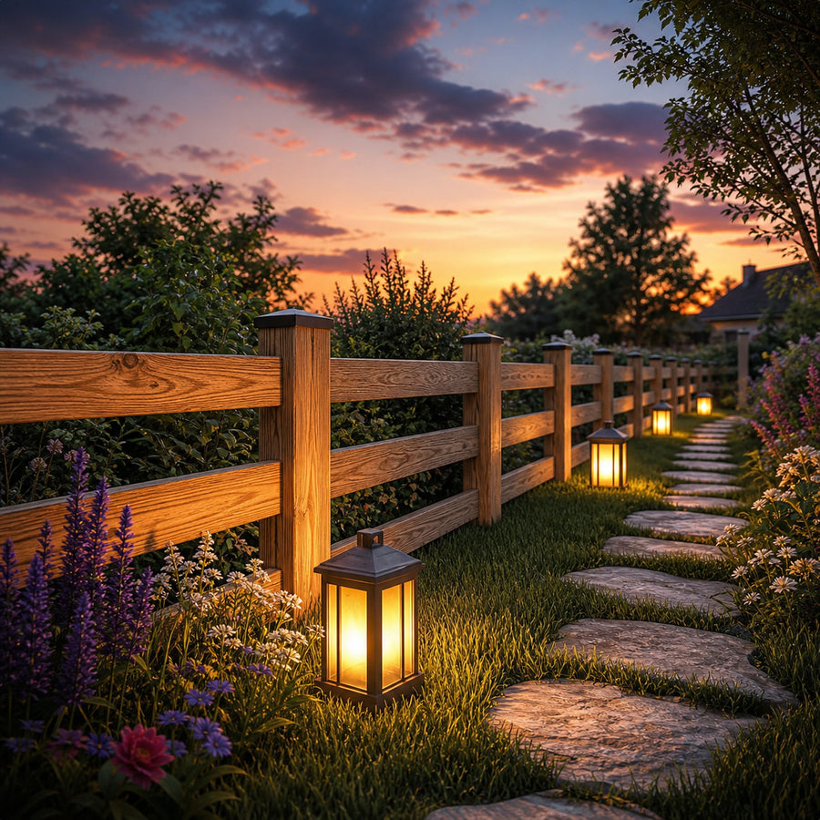 Rustic Garden Fence For Backyard And Outdoor Decor