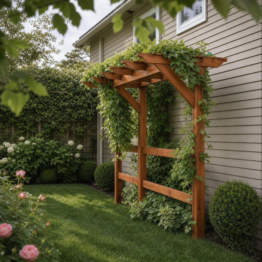 Rustic Garden Trellis For Outdoor Climbing Plants