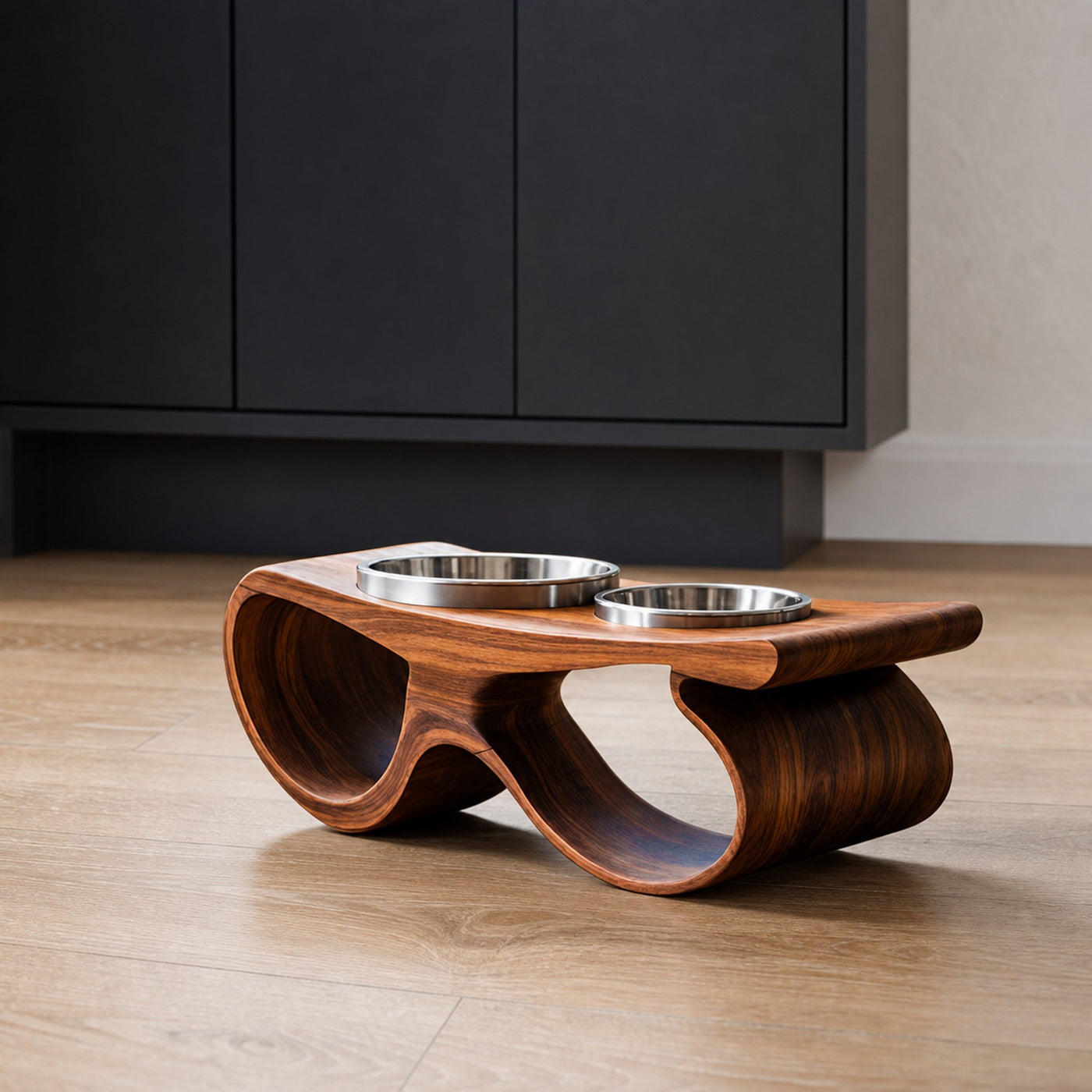 Rustic Handmade Pet Food Bowl Stand For Dogs - product view 6