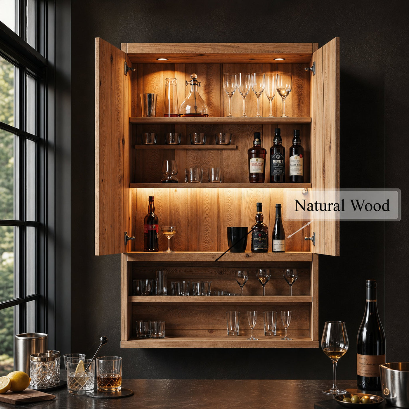 The feel of real wood