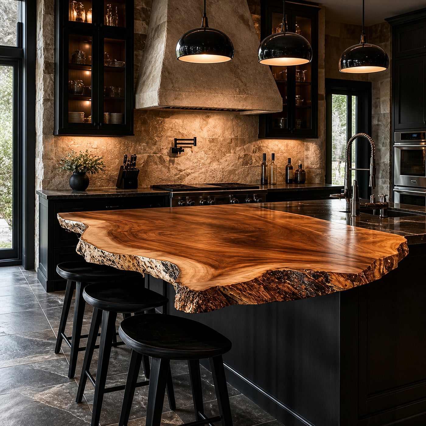 Rustic Industrial Luxury Kitchen Island Kitchen Or Dining Room