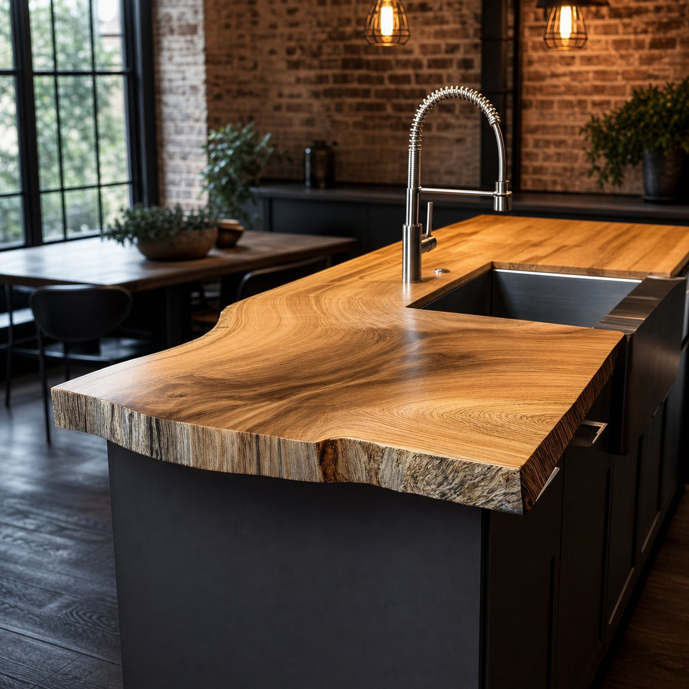 Rustic Industrial Luxury Statement Kitchen Island Kitchen Or Chef Studio