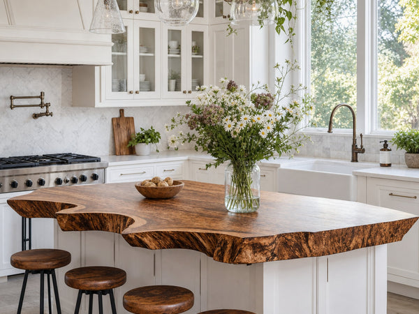 Rustic Kitchen Countertop Authentic Kitchen Design Upgrade