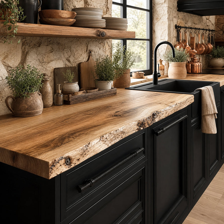 Rustic Kitchen Island Kitchen Or Home Cafe