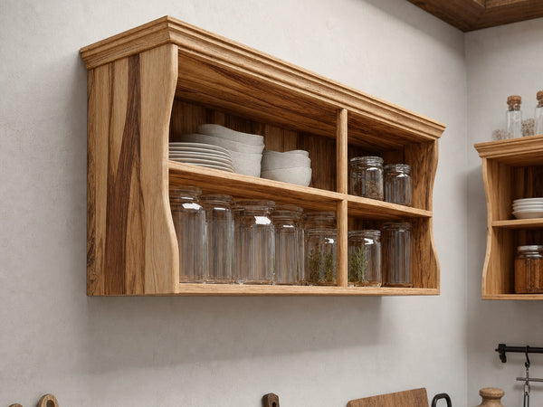 Rustic Kitchen Wall Cabinet For Cooking Or Storage Area