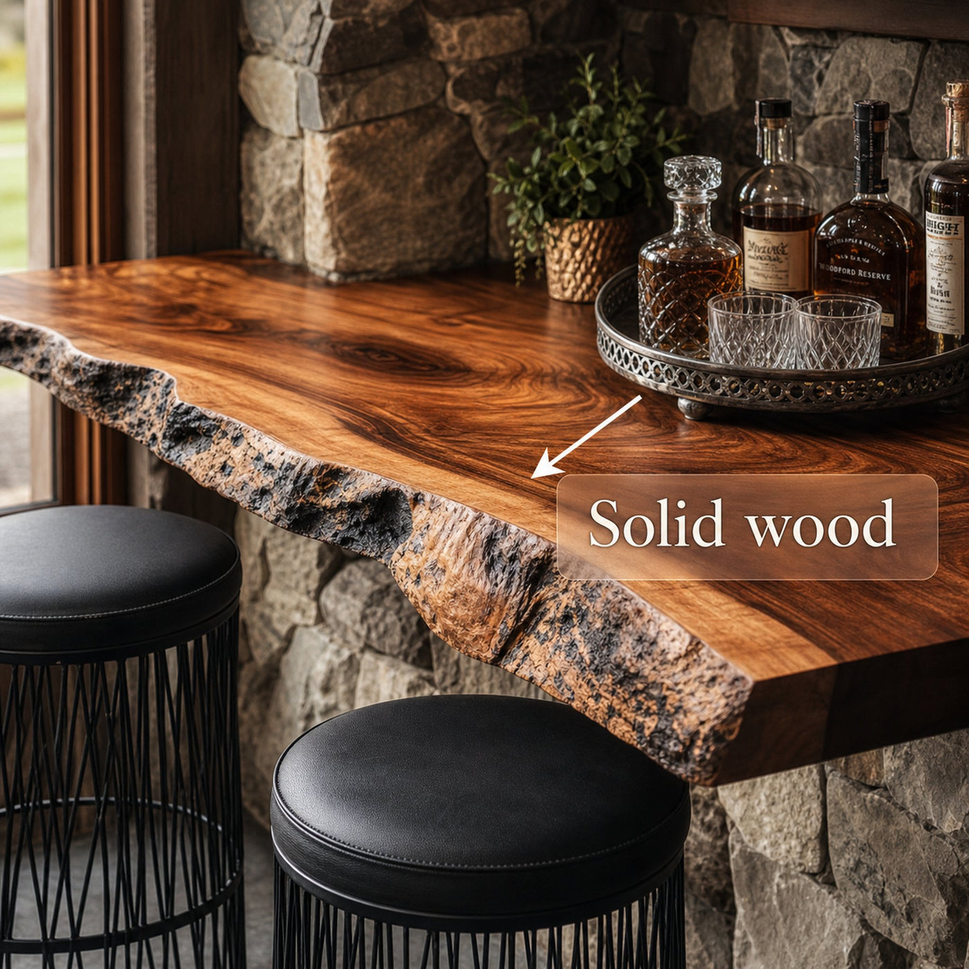 The feel of real wood
