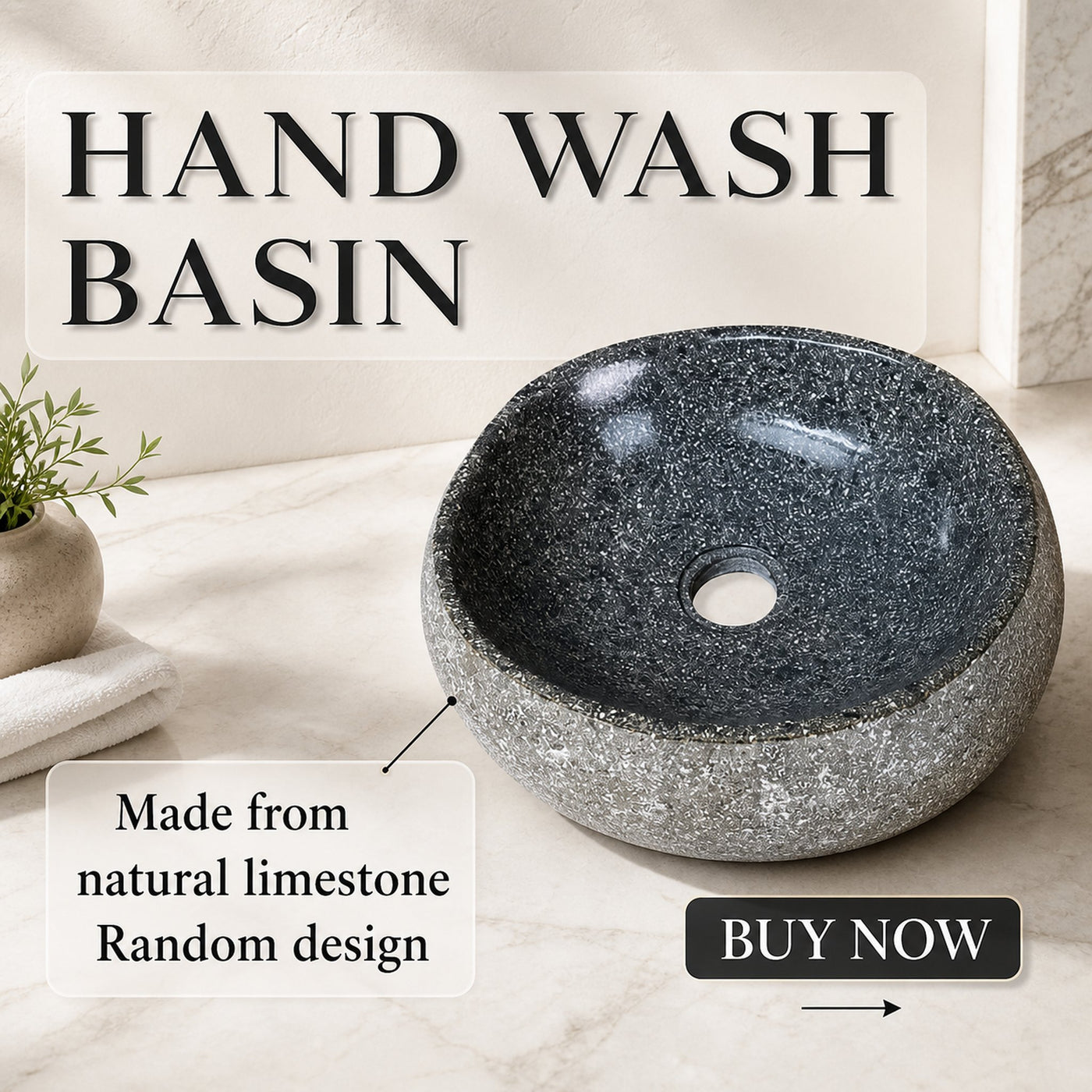 Rustic Nature Inspired Vanity Bathroom Or Home Wash Area - product view 6