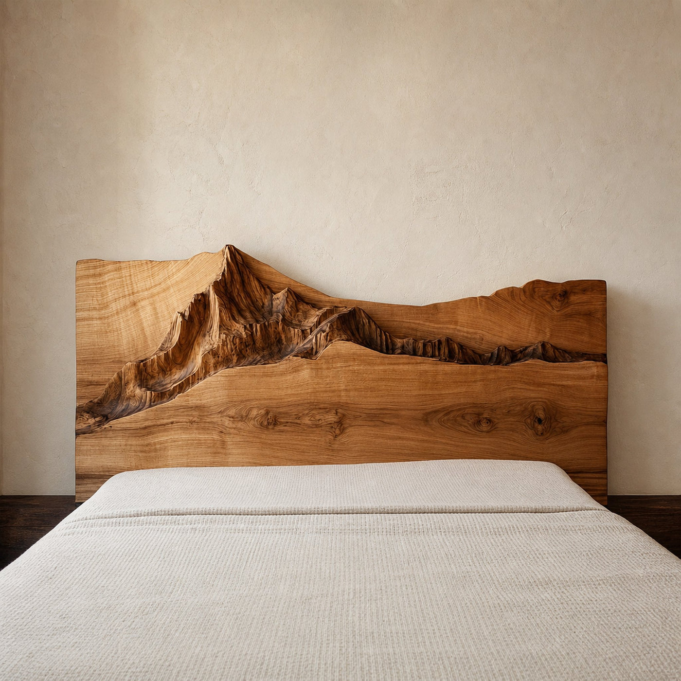 Rustic Organic Headboard For Bedroom Or Relaxing Area