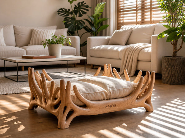 Rustic Pet Furniture Bed For Living Room And Home Space