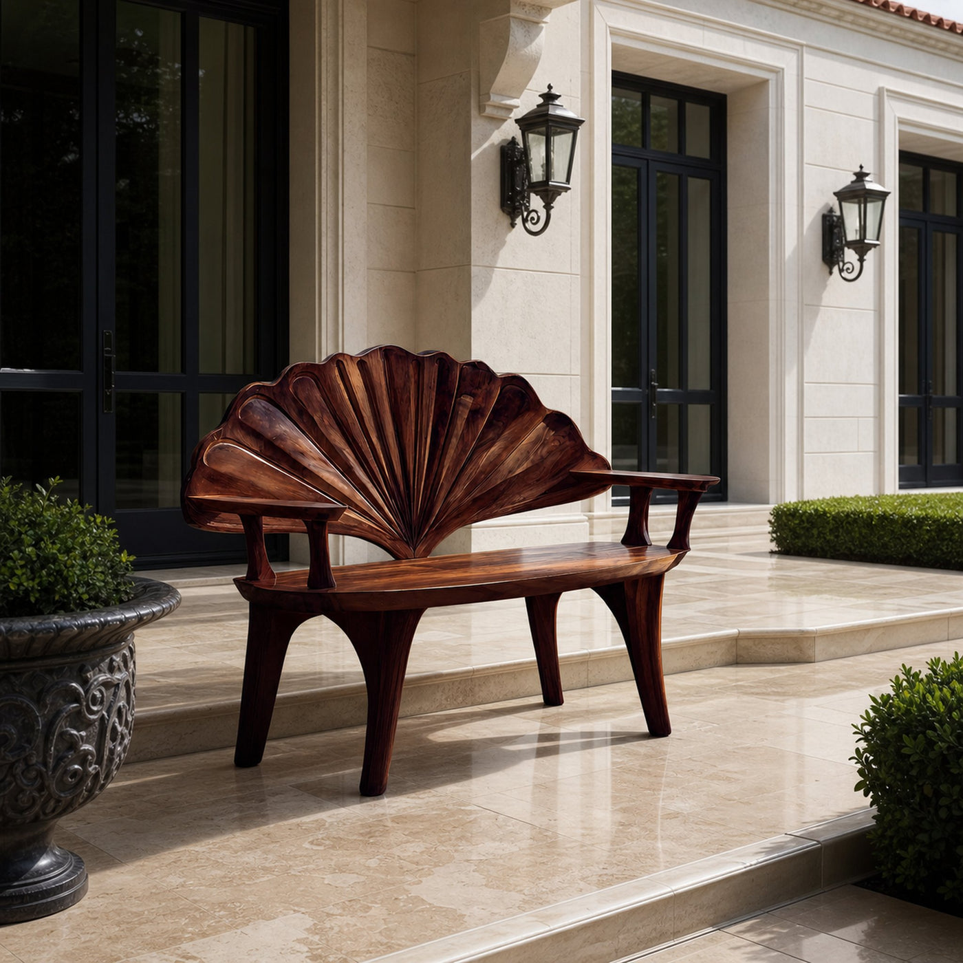 Rustic Solid Wood Bench For Entryway And Hallway Decor - product view 7