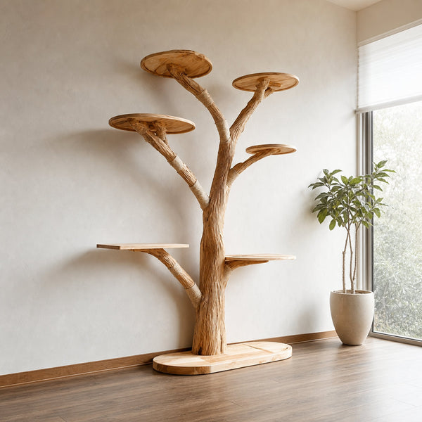 Rustic Tree Cat Tower Home Office