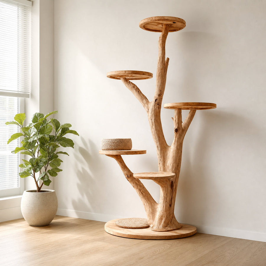 Rustic Tree Cat Tower Living Bedroom