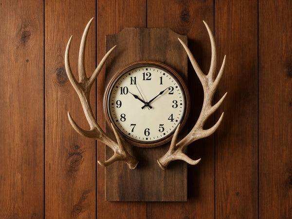 Rustic Tree Slice Wall Clock Kitchen Or Entryway