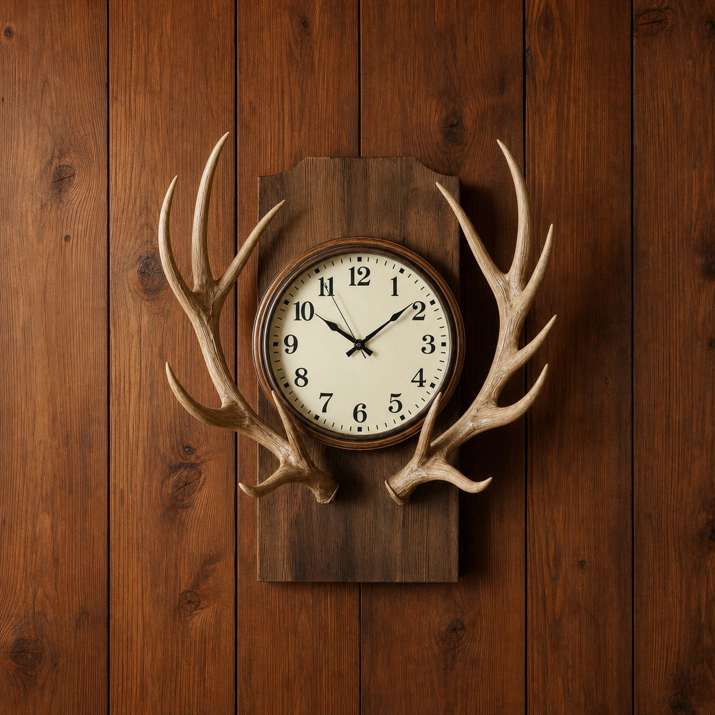 Rustic Tree Slice Wall Clock Kitchen Or Entryway