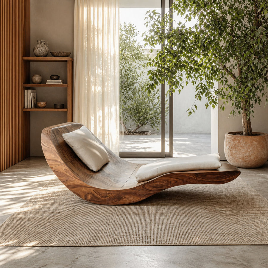 Rustic Wooden Daybed For Farmhouse Living Room Furniture Decor