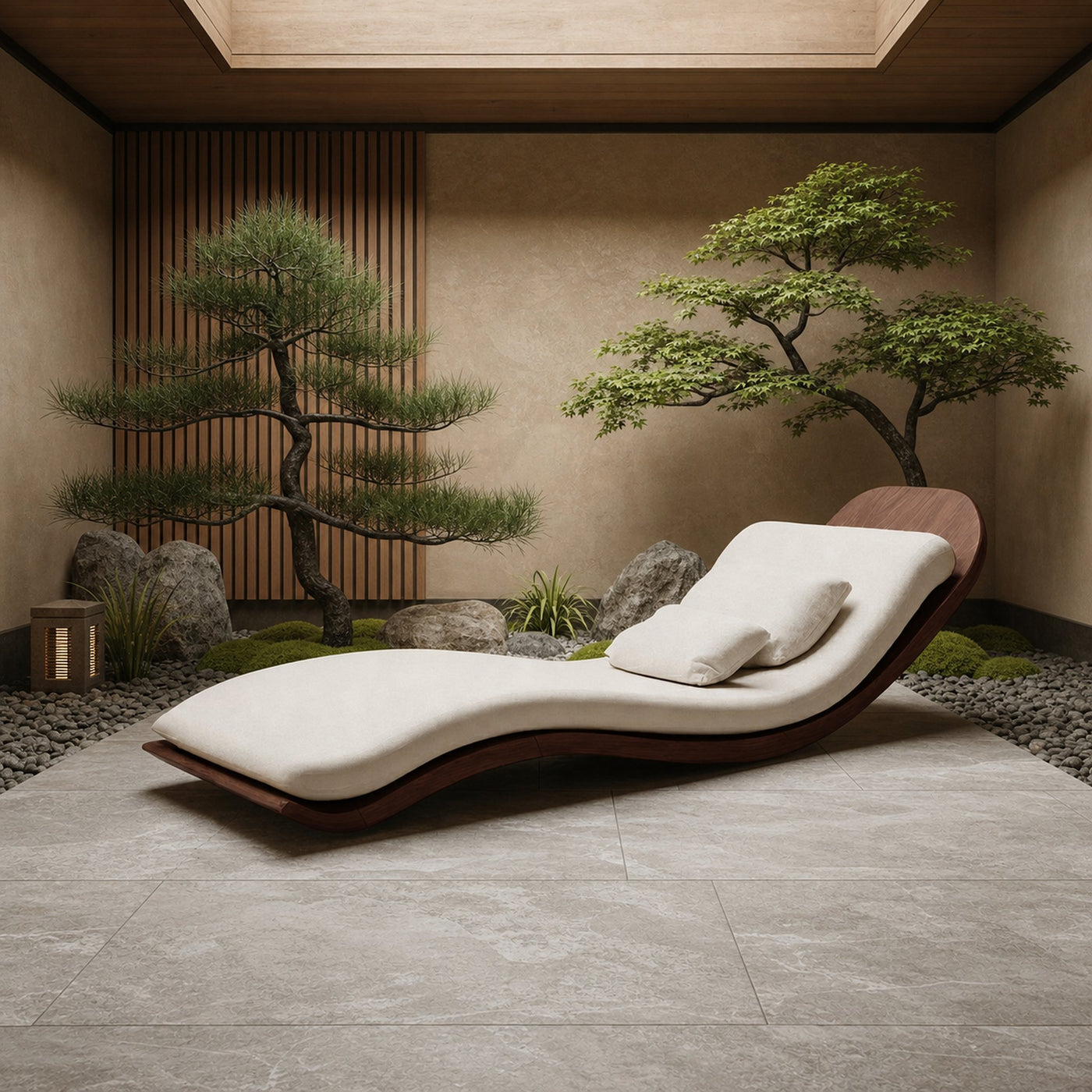 Rustic Wooden Daybed For Patio Furniture And Outdoor Garden Decor - product view 7
