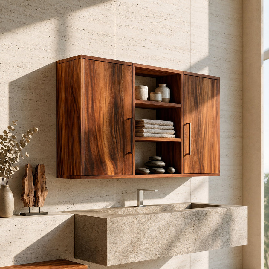 Scandinavian Clean Line Bathroom Cabinet Modern Bathroom