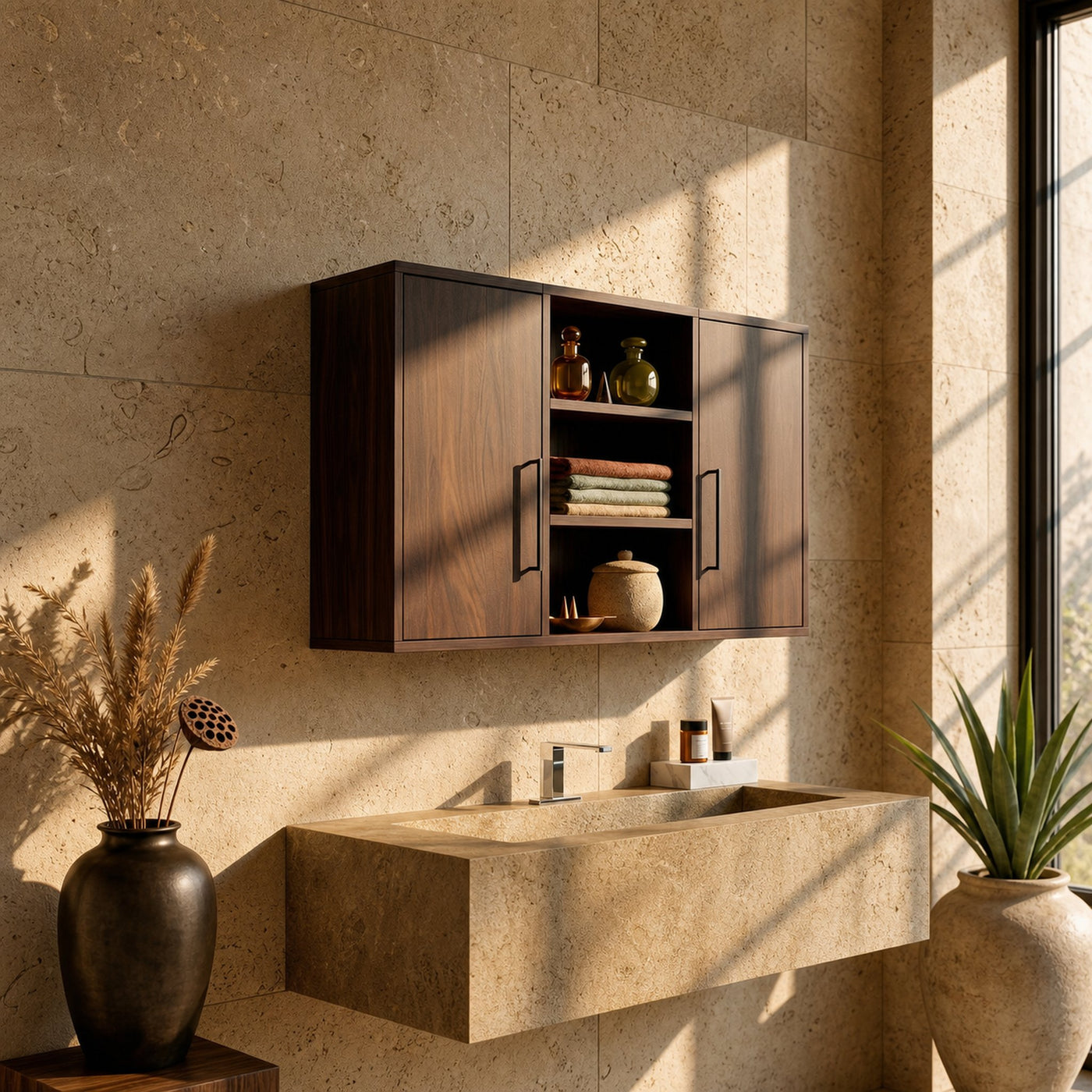 Scandinavian Clean Line Bathroom Cabinet Modern Bathroom - product view 7