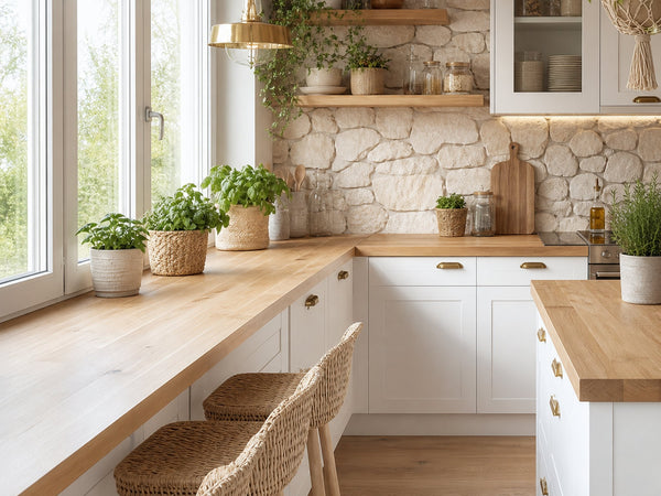 Scandinavian Natural Kitchen Island Kitchen Or Home Bar