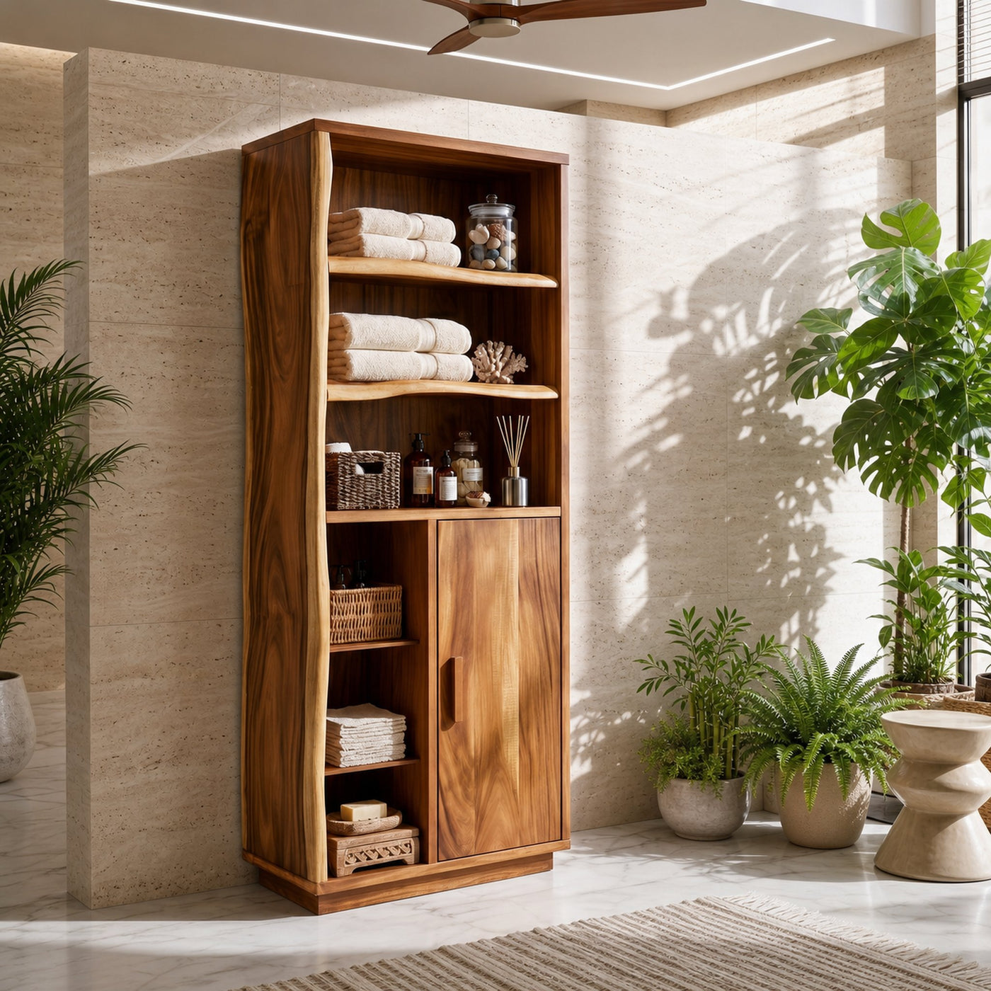 Scandinavian Organic Storage Cabinet Alpine Retreat - product view 6