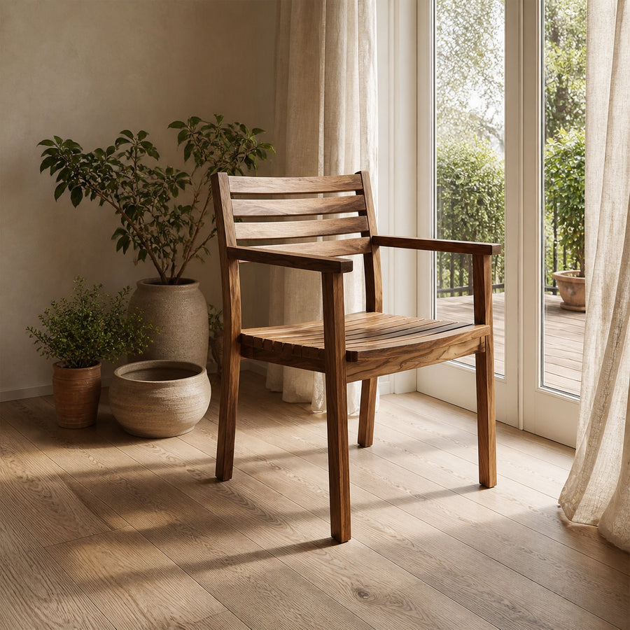 Scandinavian Wooden Dining Chair Dining Room