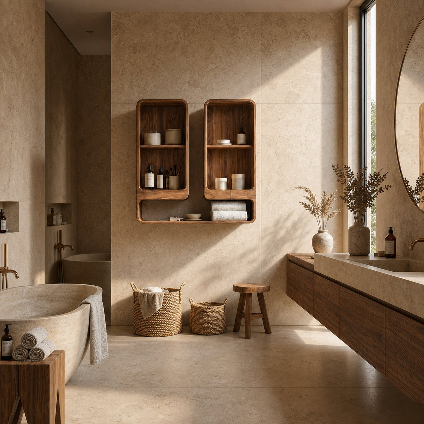 Sculptural Bathroom Cabinet Unique Design For Bathroom - product view 6