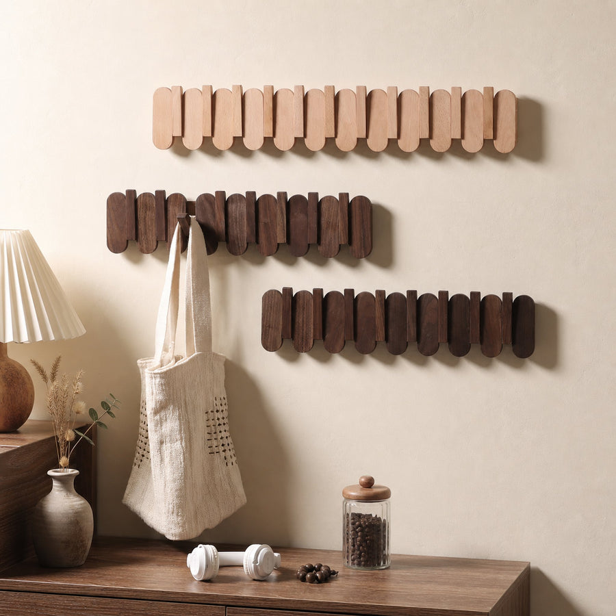 Solid Wood Piano Coat Rack