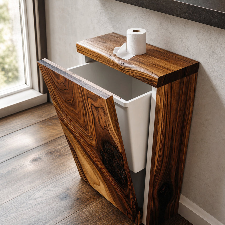 Tilt Out Recycling Bin Furniture Farmhouse Style For Kitchen