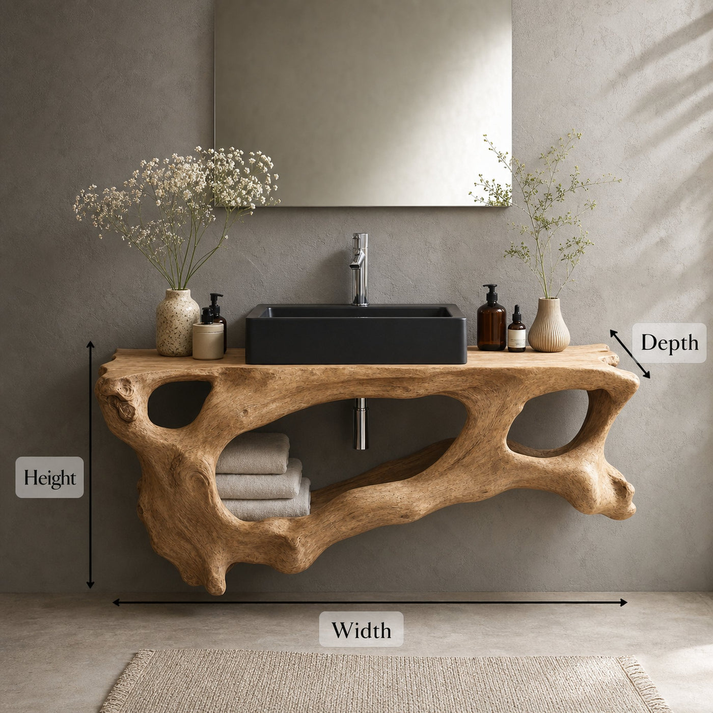Unique Floating Vanity For Bathroom - product view 6