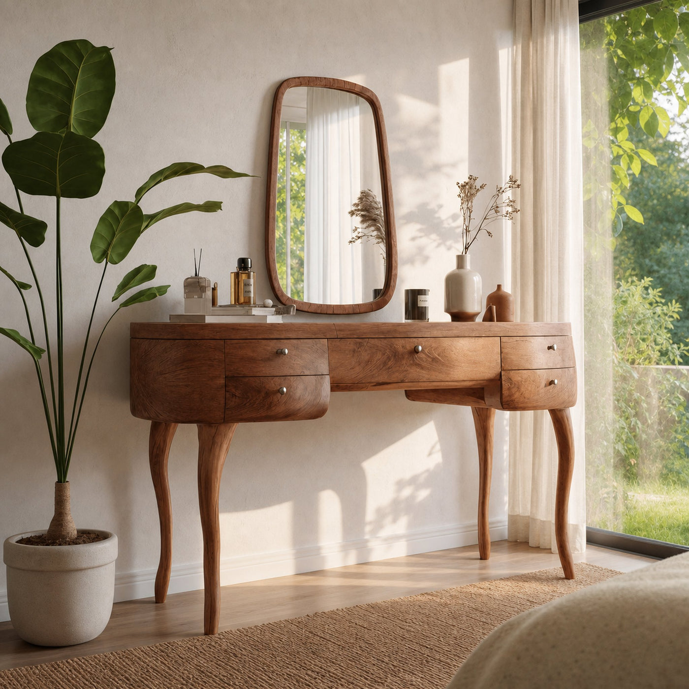 Vintage Dressing Table With Drawers For Bedroom