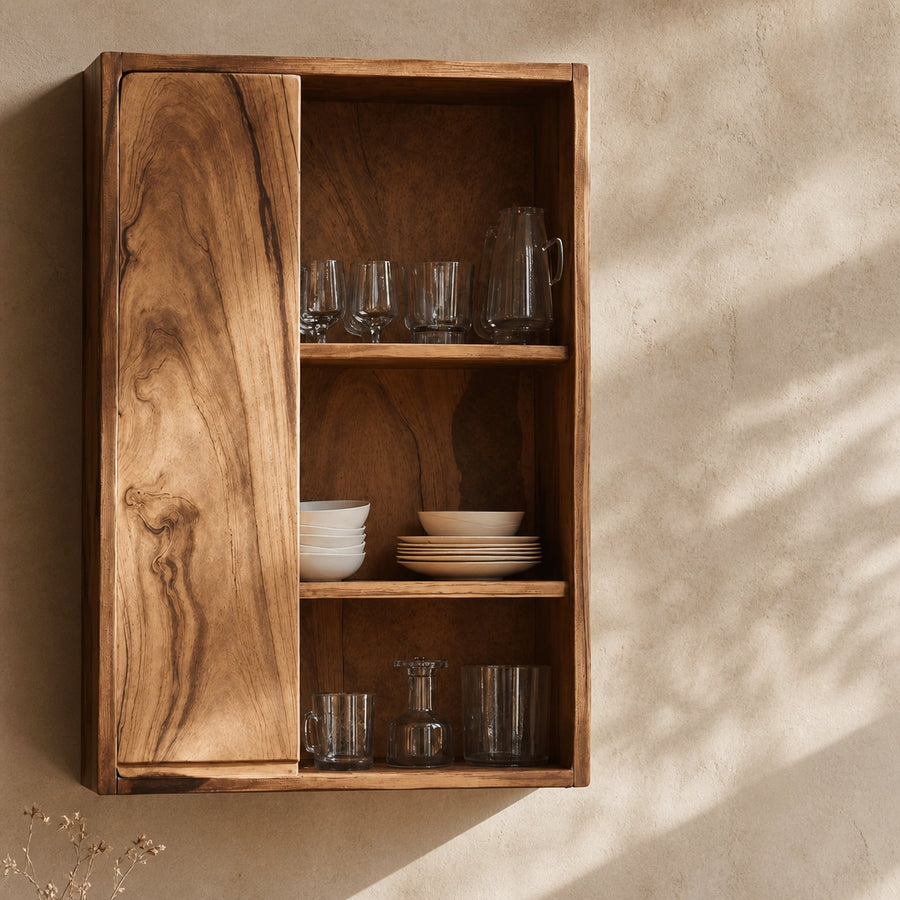 Vintage Solid Wood Kitchen Storage For Kitchen Decor