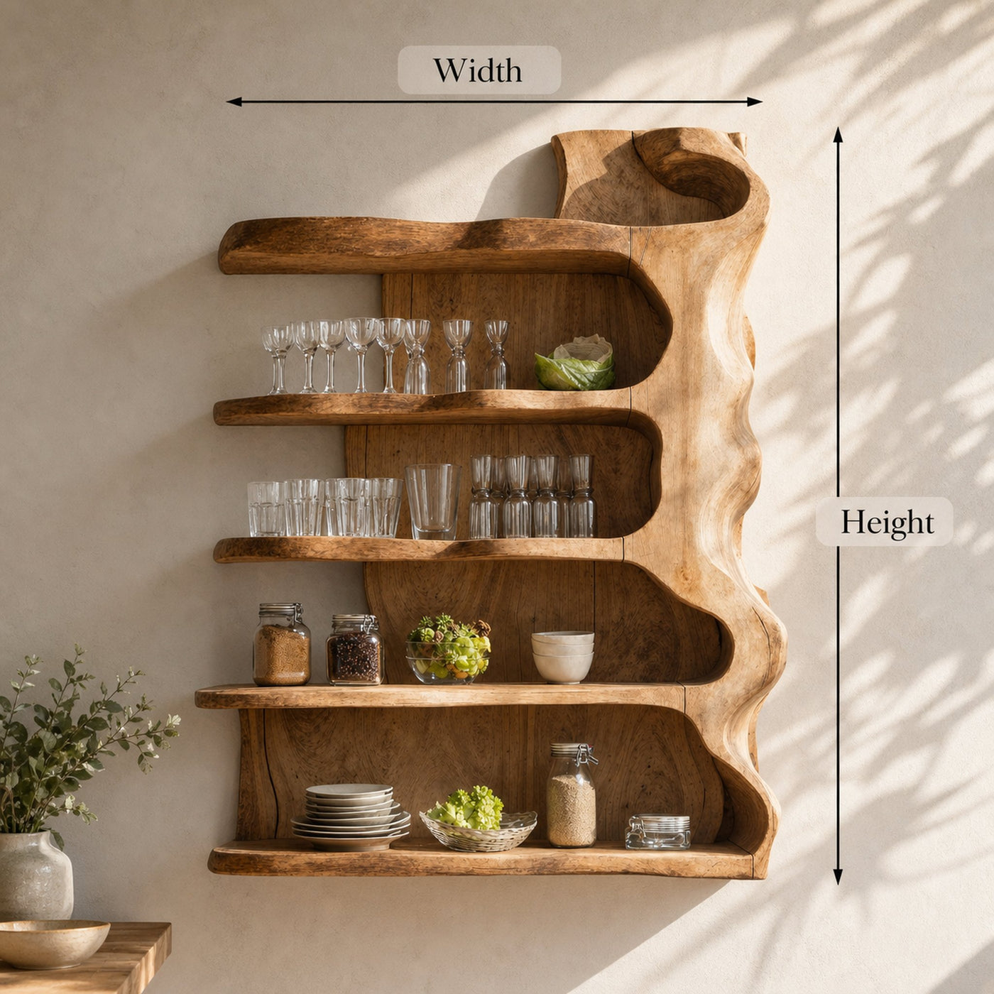 Vintage Solid Wood Kitchen Storage For Kitchen Design - product view 6