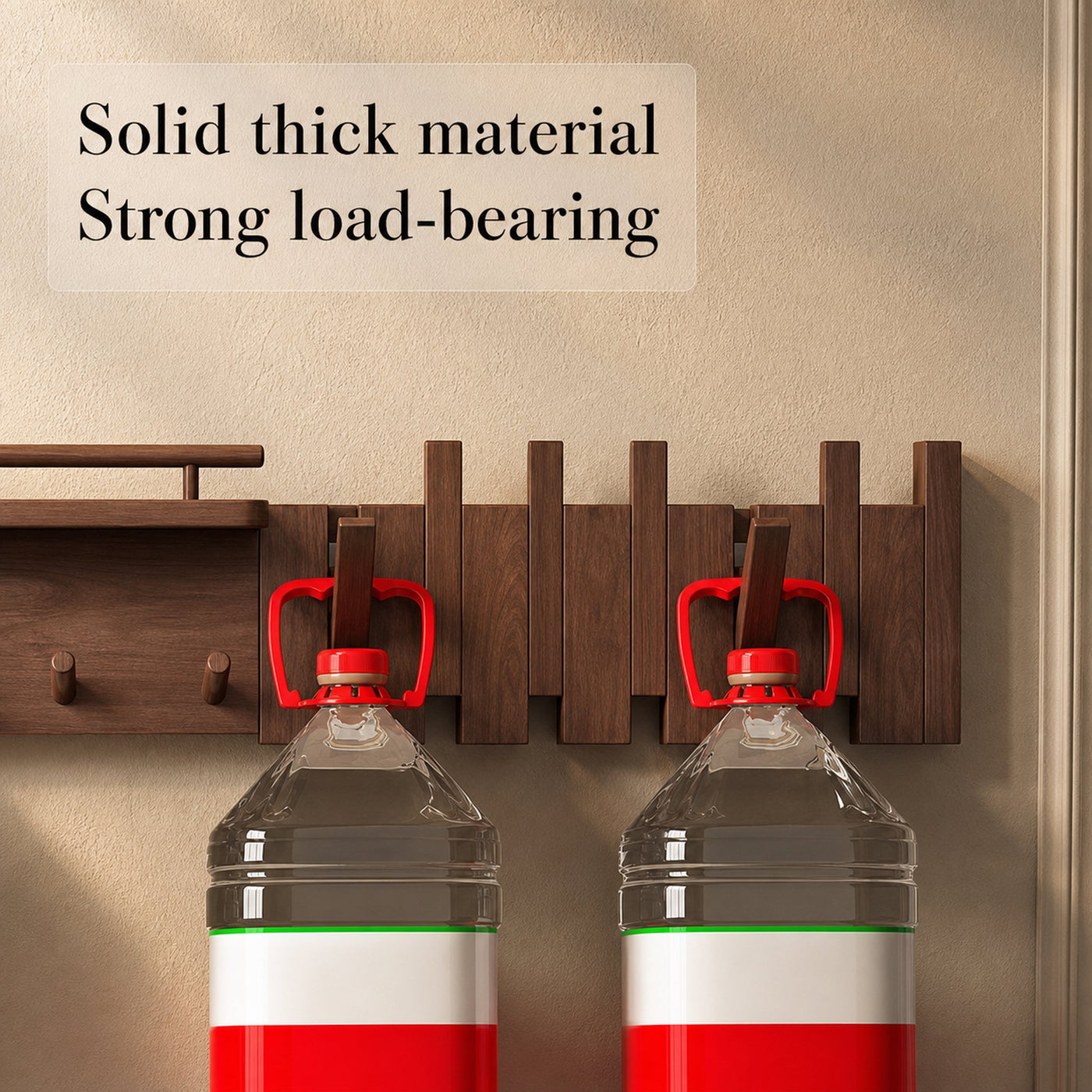 Walnut Coat Hooks For Wall Mount - product view 12