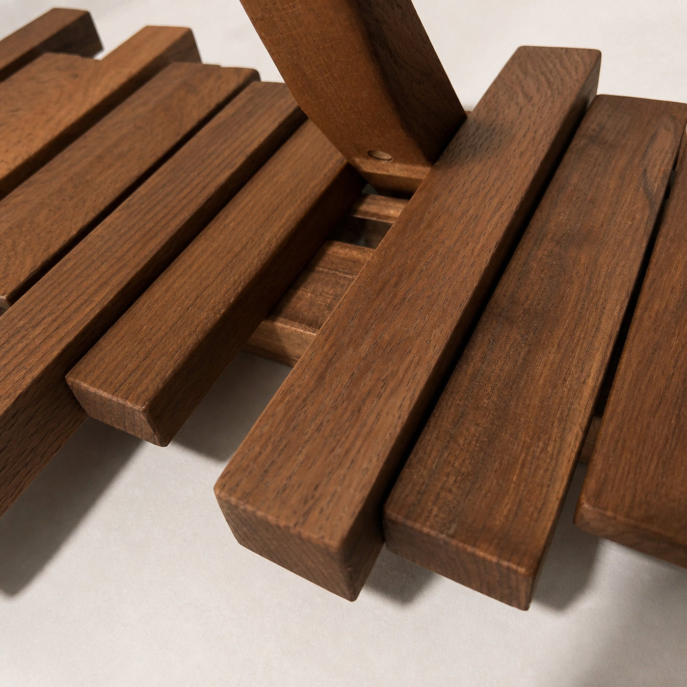 Walnut Wood Piano Coat Rack - product view 8