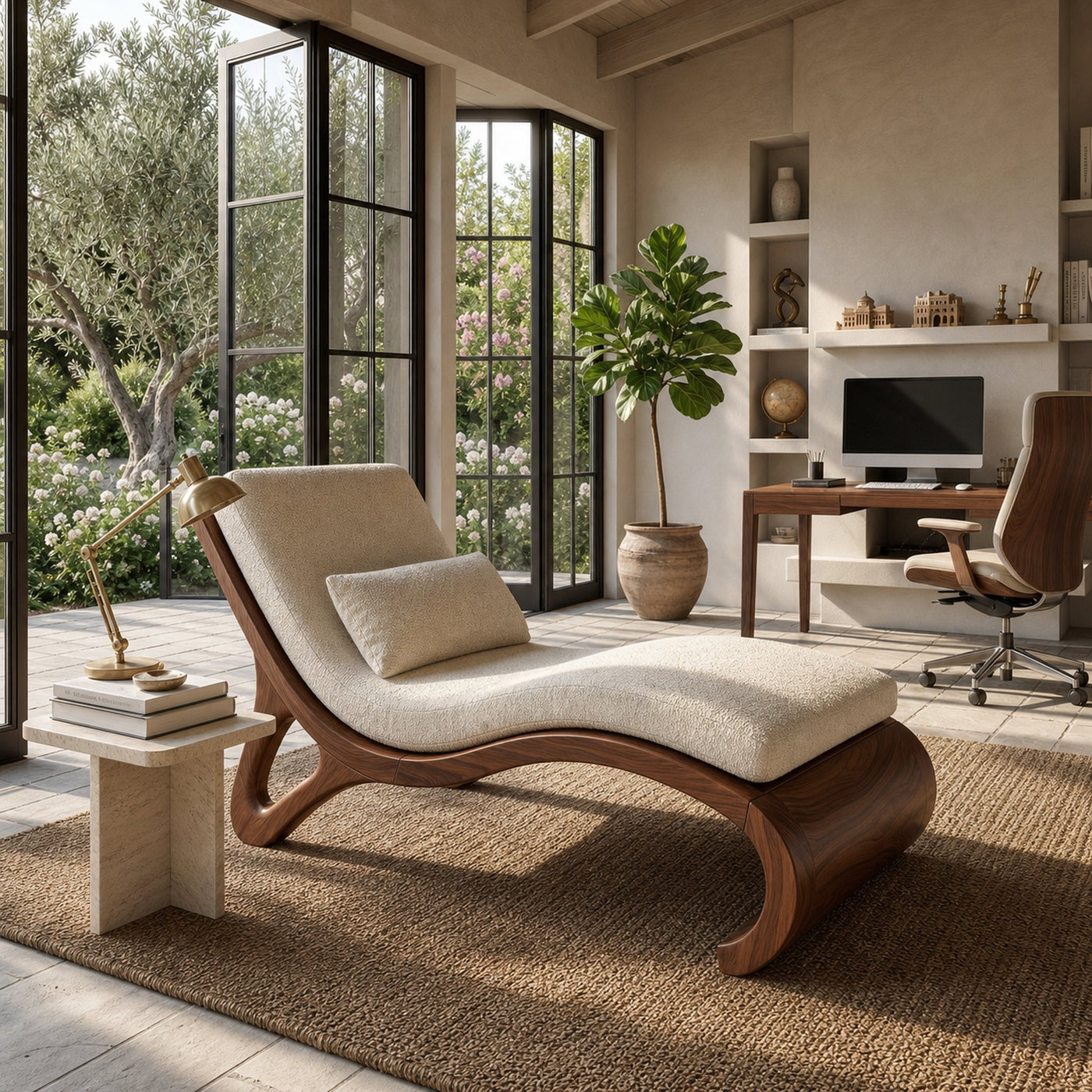 Tropical Luxury Daybed Organic Modern Villa Interior Design - product view 6