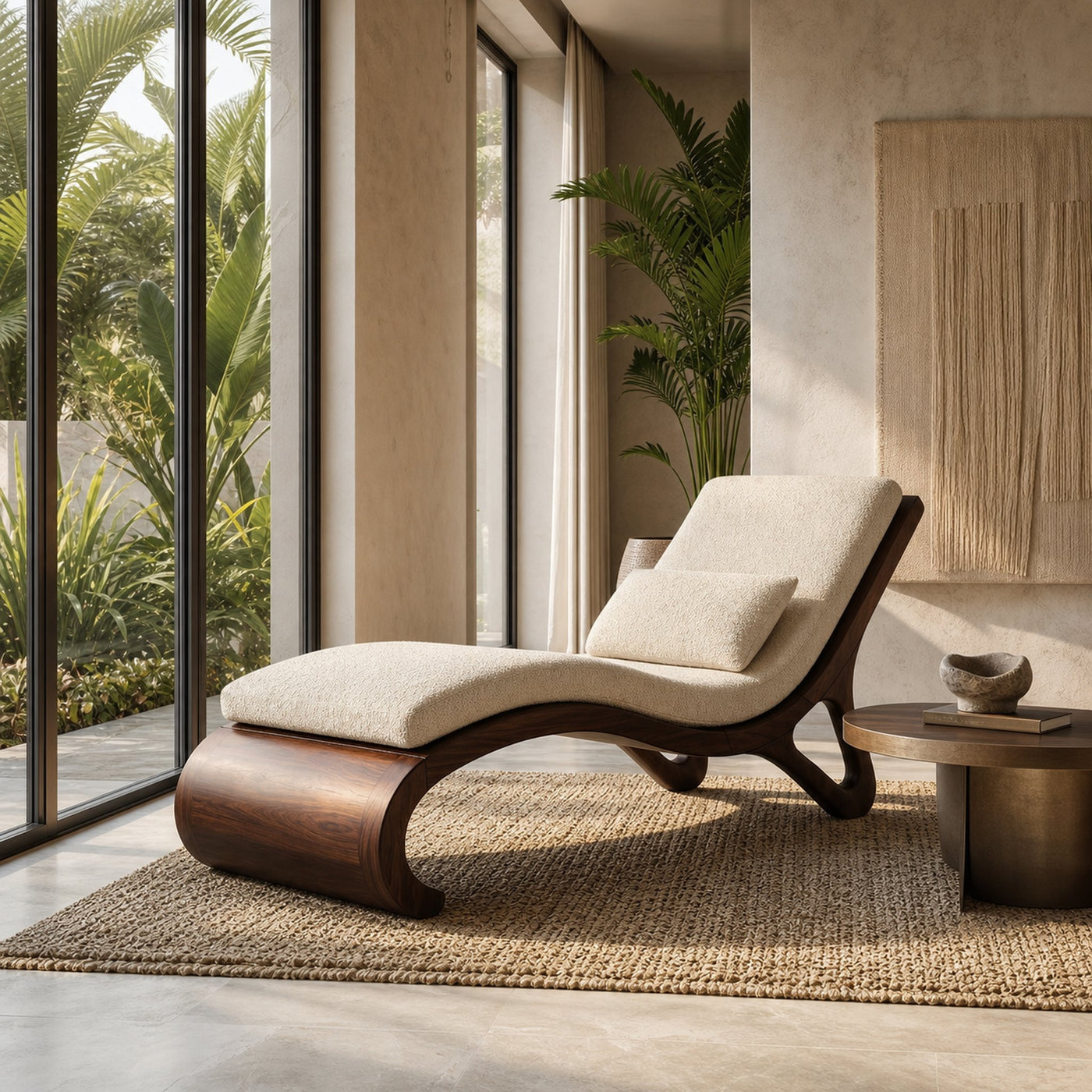 Tropical Luxury Daybed Organic Modern Villa Interior Design - product view 7