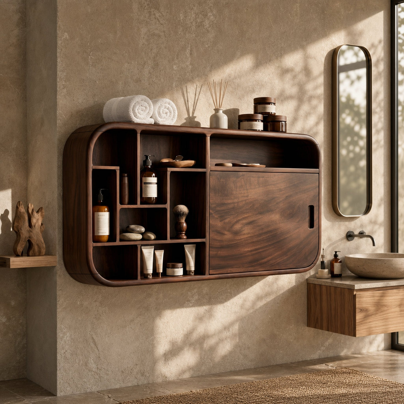 Contemporary Capsule Bathroom Cabinet Modern Bathroom - product view 7
