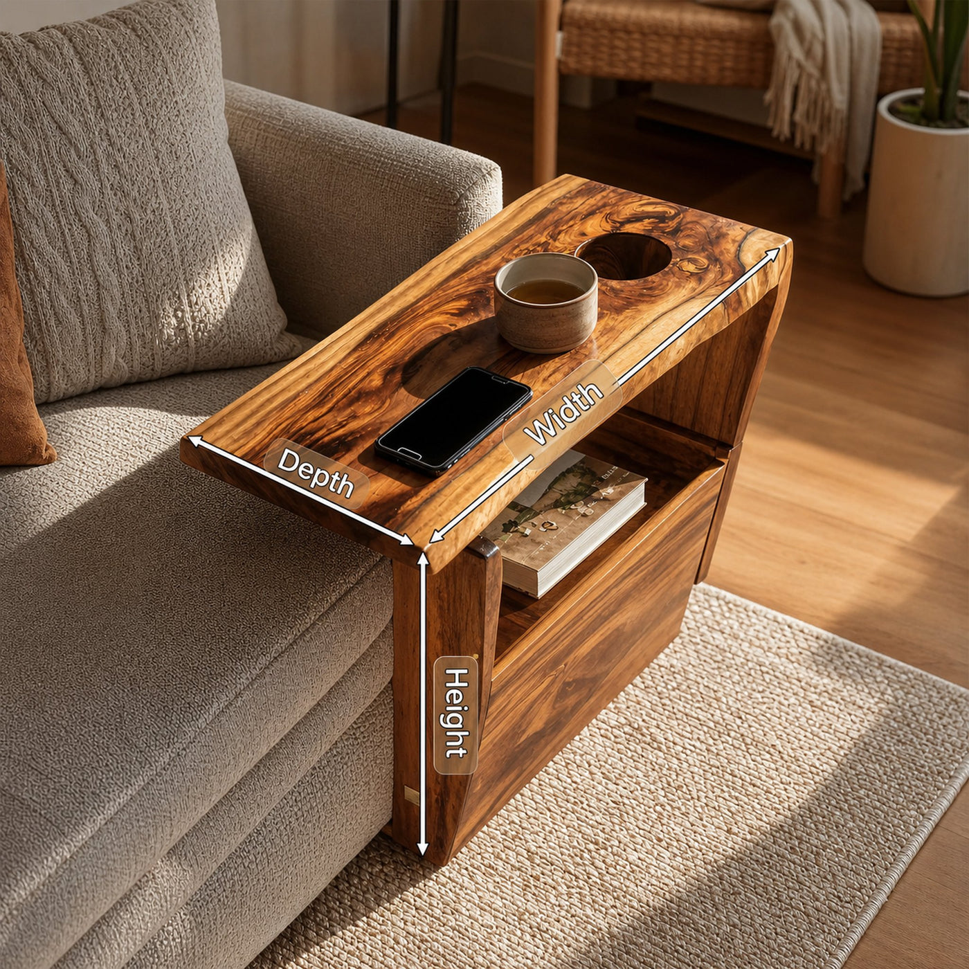 Farmhouse Solid Wood Armrest For Sofa Decor Ideas - product view 8