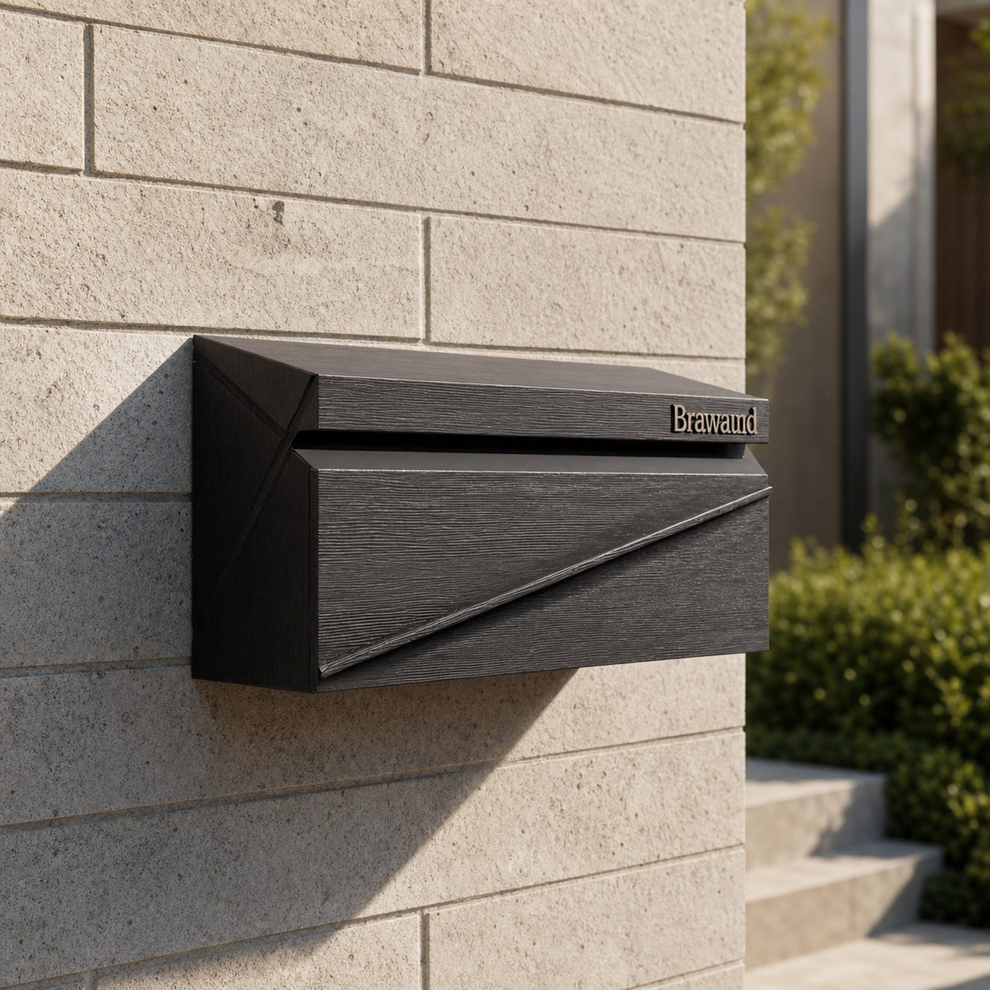Handcrafted Wooden Sculpture Mailbox For Outdoor Rustic Garden Decor