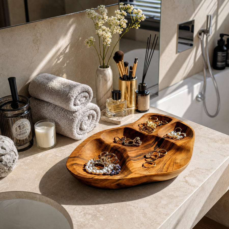 Minimalist Jewelry Tray For Bathroom Or Bedroom
