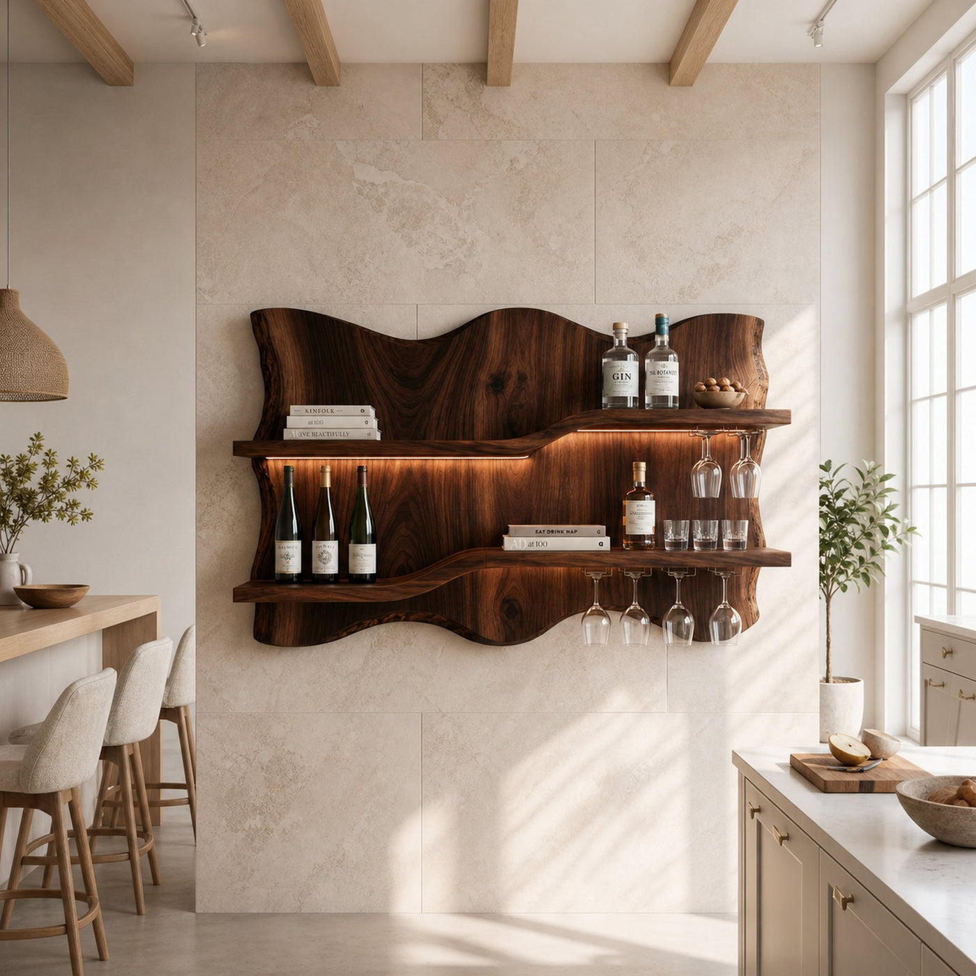 Contemporary Bottle Storage Wine Rack For Dining Space - product view 7