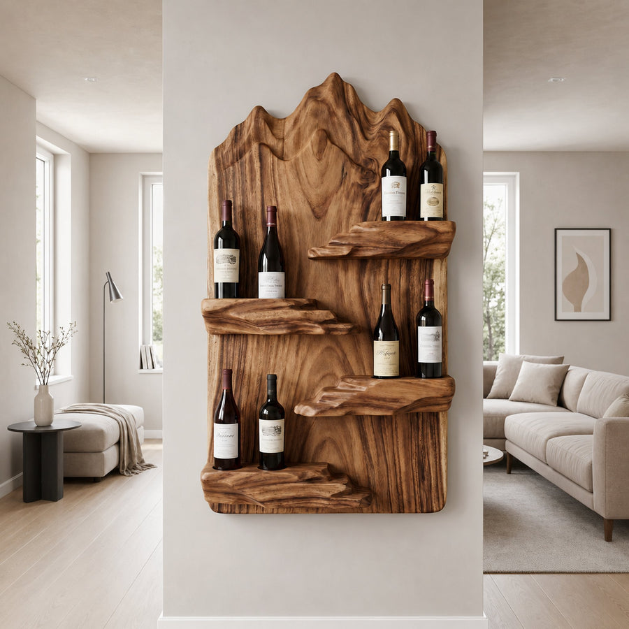 Contemporary Landscape Bottle Holder For Modern Interior