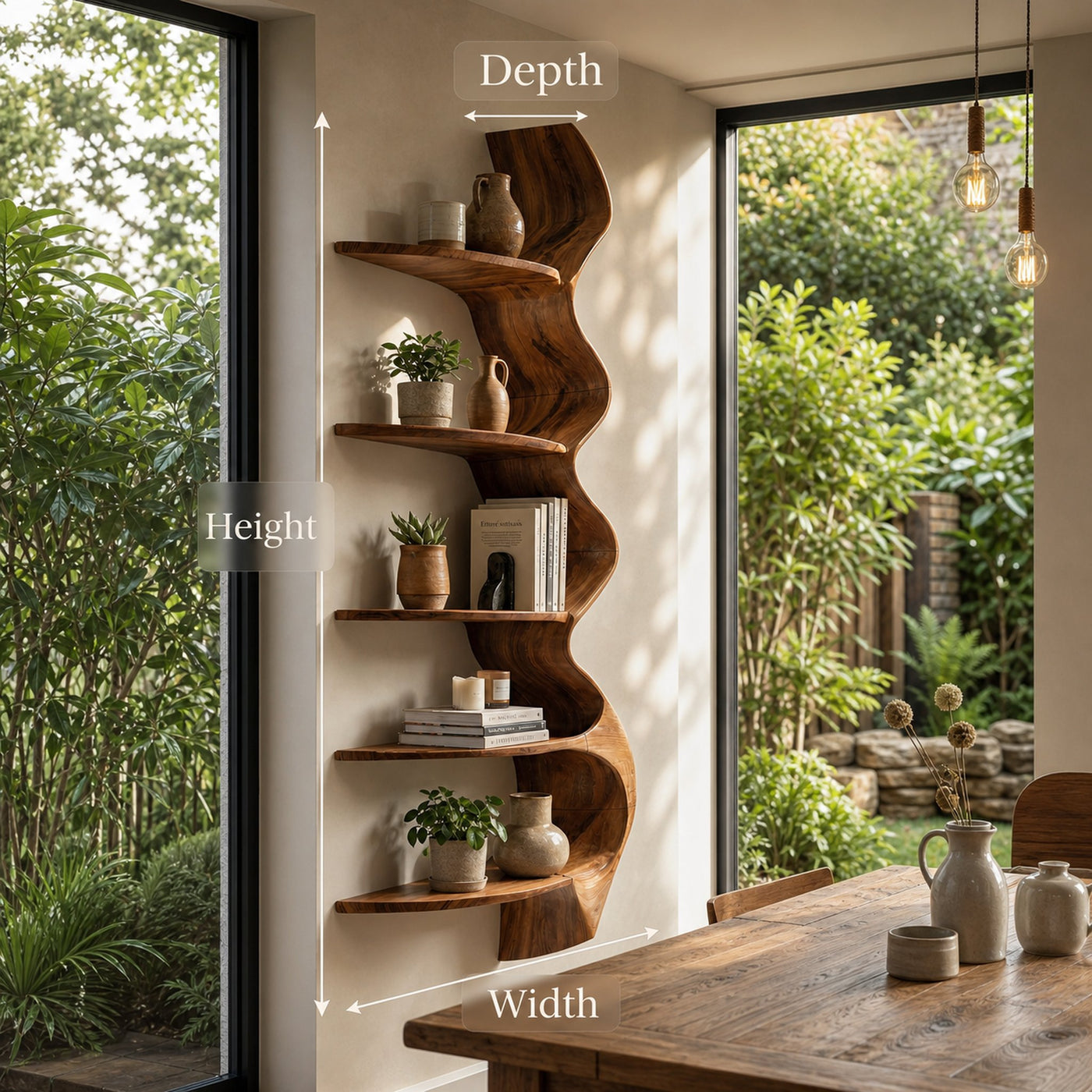Contemporary Shelving Unit For Living Room Decor - product view 8
