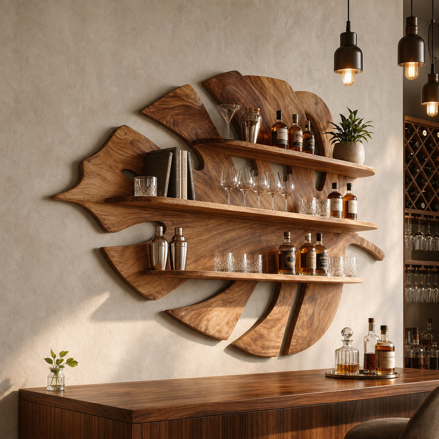 Contemporary Shelving Unit For Living Space Storage