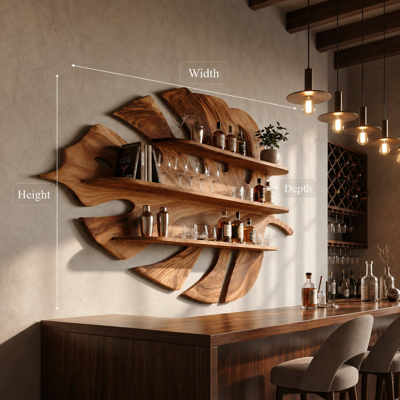 Contemporary Shelving Unit For Living Space Storage - product view 8