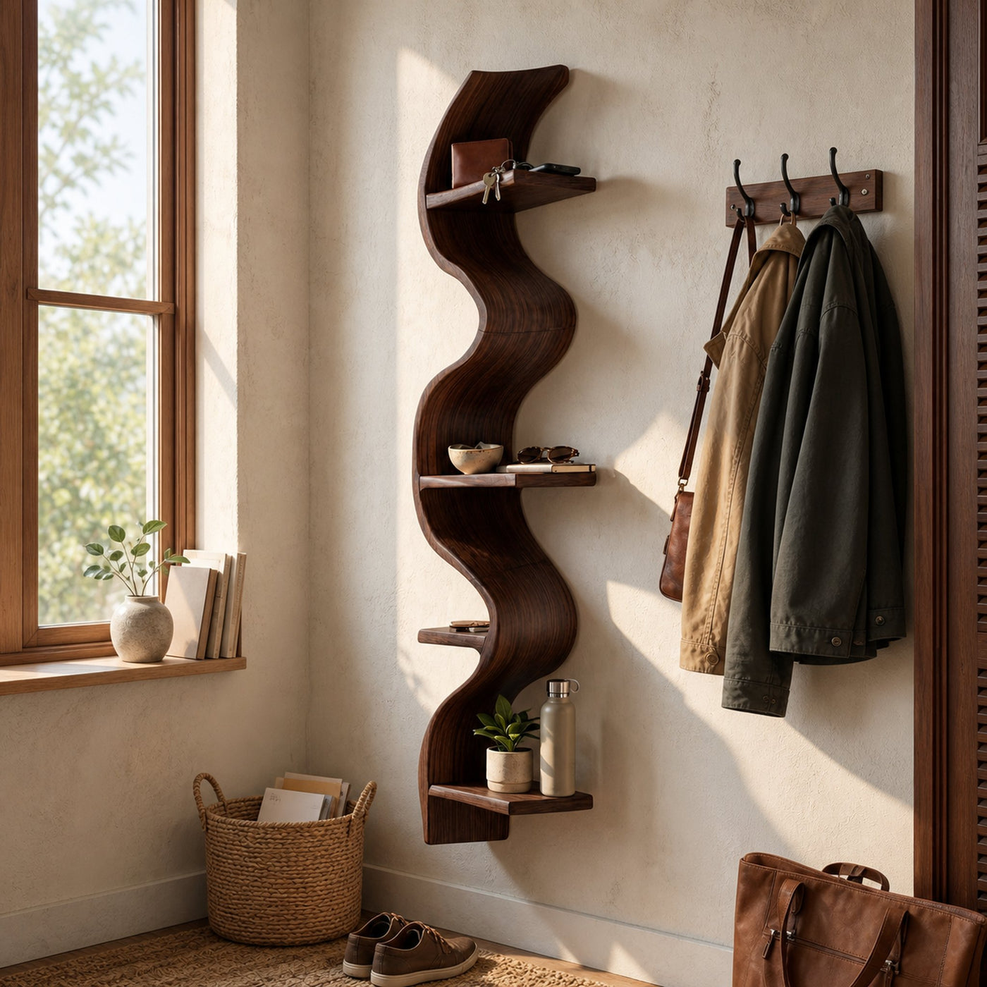 Contemporary Wall Mounted Shelf For Kitchen Organizer - product view 7